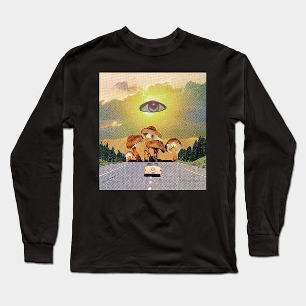 Shrooms kingdom Long Sleeve T-Shirt by kushu